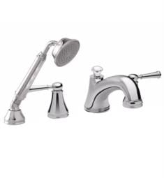 TOTO TB220S1 Vivian 10 1/2" Four Hole Deck Mounted Roman Tub Filler Trim with Lever Handles and Handshower