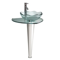 Fresca CMB1036-V Netto 24" Modern Glass Bathroom Pedestal