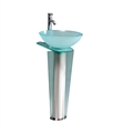 Fresca CMB1053-V Vitale 17" Modern Glass Bathroom Pedestal