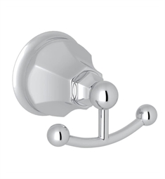 Rohl A6881 Palladian 4 1/8" Wall Mount Double Robe Hook