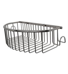 Valsan 53435 Essentials 14 1/4" Wall Mount Curved Basket with Hooks