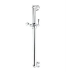 Rohl 1271 Spa Shower 26 1/4" Wall Mount Decorative Grab Bar with Lever Handle Slider