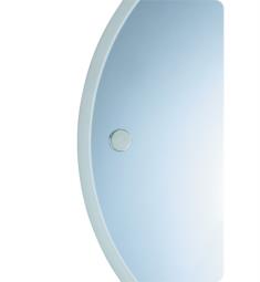 Valsan 675011 Porto 18 3/4" Frameless Round Wall Mirror with Fixing Caps