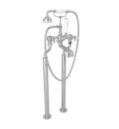 Rohl U.3521X-1 Perrin & Rowe Edwardian 10" Double Handle Floor Mounted Exposed Tub Filler with Handshower