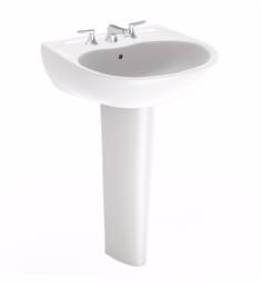TOTO LPT241 Supreme 22 7/8" Vitreous China U-Shaped Pedestal Bathroom Sink with Overflow