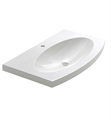 Fresca FVS5092WH Energia 36" White Integrated Sink with Countertop