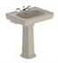 Bone Finish with 4-Inch Centers Faucet Holes