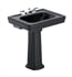 Ebony Finish with 4-Inch Centers Faucet Holes