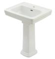 TOTO LPT532 Promenade 24" Vitreous China Pedestal Bathroom Sink with Overflow
