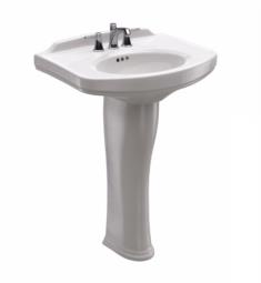 TOTO LPT642 Dartmouth 24 1/4" Vitreous China Pedestal Bathroom Sink with Overflow