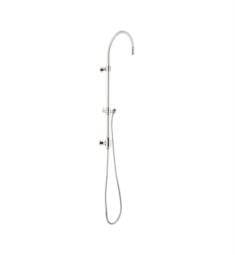 California Faucets 9152 35 1/4" Round Base Ring Exposed Shower Column with Diverter and Sliding Bracket