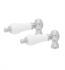 California Faucets Builders Series H-PL-PR Porcelain Lever Handle Pair