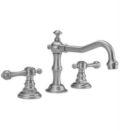 Jaclo 7830-T692 Roaring 20's 6 7/8" Widespread Majesty Lever Handle Bathroom Sink Faucet with Standard Drain