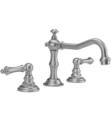 Jaclo 7830-T679 Roaring 20's 6 7/8" Widespread Ball Lever Handle Bathroom Sink Faucet with Standard Drain