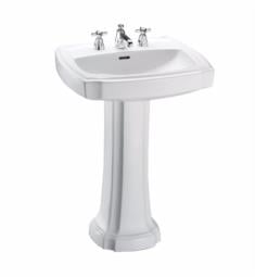 TOTO LPT972 Guinevere 24 3/8" Vitreous China Rectangular Pedestal Bathroom Sink in Cotton