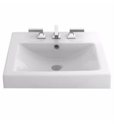 TOTO LT155.8#01 Vernica Design II 20" Fireclay Self-Rimming Bathroom Sink with Overflow in Cotton