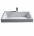TOTO LT171G#01 Kiwami Renesse Design I 23 5/8" Fireclay Rectangular Vessel Bathroom Sink in Cotton