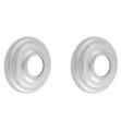 Jaclo 6203 Roaring Twenties 2 3/4" Wall Mount Traditional Shower Curtain Rod Flanges