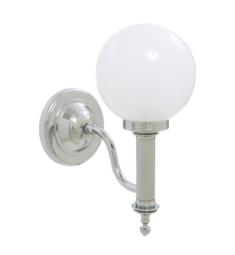 Valsan 30954 Ibis 5" Single Bathroom Wall Light with Frosted Glass Globe Shade