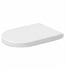 Duravit 0063390000 Starck 3 Plastic Elongated Toilet Seat and Cover With Soft Close in White