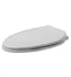 Duravit Metro Plastic Elongated Toilet Seat and Cover in White Alpin Finish - With Automatic Closure