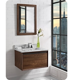 Fairmont Designs 1505-WV30 m4 30" Wall Mount Vanity in Natural Walnut