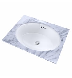 TOTO LT641 Dartmouth 21 1/4" Vitreous China Oval Undermount Lavatory Sink with Overflow