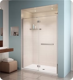 Fleurco PJ39 Platinum Pura in Line 42 Door and Fixed Panel with Glass to Glass Hinges