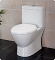 Fresca FTL2346 Serena One Piece Dual Flush Toilet with Soft Close Seat