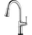 Brizo 64025LF Artesso 15 5/8" Single Handle Pull-Down Kitchen Faucet with Smart Touch Technology