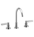 Phylrich D130 Basic 7 1/4" Double Lever Handle Widespread Bathroom Sink Faucet with High Spout