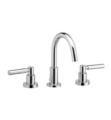 Phylrich D131 Basic 7 1/4" Double Lever Handle Widespread Bathroom Sink Faucet with Medium Spout