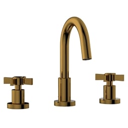 Phylrich D138 Basic 8 1/2" Double Blade Cross Handle Widespread High Spout Bathroom Sink Faucet