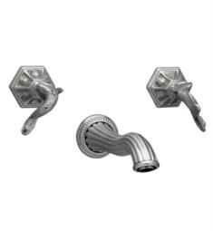 Phylrich WL101 Dolphin 10 1/4" Double Dolphin Lever Handle Wall Mount Bathroom Sink Faucet