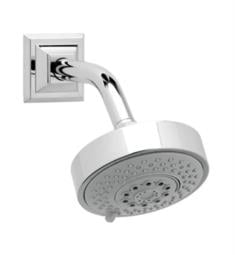Phylrich K838 Waveland Wall Mount Multi-Function Round Showerhead with 8" Shower Arm