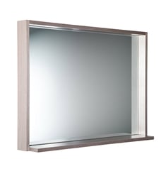 Fresca FMR8140GO Allier 40" Gray Oak Mirror with Shelf