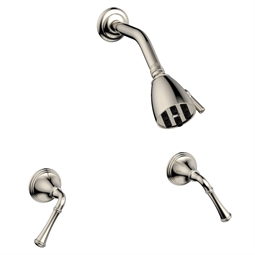 Phylrich D3205 3Ring Two Straight Handle Shower Set