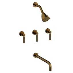 Phylrich D2130 Basic Lever Handles Thermostatic Tub and Shower Set