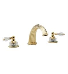 Phylrich K1181P Regent Cut Crystal 11 5/8" Two Lever Handle Widespread/Deck Mounted Roman Tub Faucet