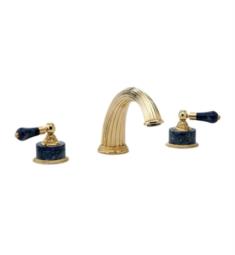 Phylrich K1242P Versailles 12" Two Bleu Sodalite Lever Handle Widespread/Deck Mounted Roman Tub Faucet