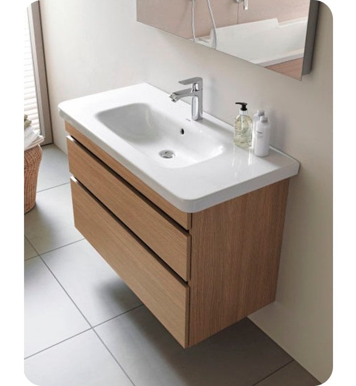Duravit Ds648202218 Durastyle 36 5 8 Wall Mount Single Bathroom Vanity With Two Drawers Finish Matt White And Front High Gloss - What Is Another Word For A Bathroom Vanity Units