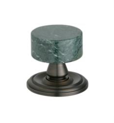Phylrich K55 Carrara/Valencia 1 3/8" Green Marble Round Shaped Cabinet Knob