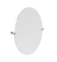 Watermark 322-0.9B Stratford 24" Frameless Wall Mount Oval Swivel Bathroom Mirror