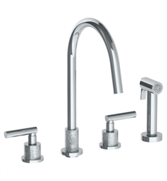 Watermark 27-7.1 Sense 9 3/8" Double Handle Widespread/Deck Mounted Kitchen Faucet with Side Spray