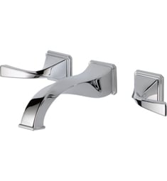 Brizo 65830LF Virage 2 3/8" Two Handle Wall Mount Bathroom Sink Faucet