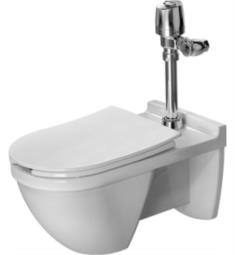 Duravit 2229090000 Starck 3 Single Flush One-Piece Wall Mounted Visible Inlet Elongated Toilet in White Finish