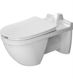 Duravit 2560090000 Starck 3 Single Flush One-Piece Wall Mounted Elongated Toilet in White Finish