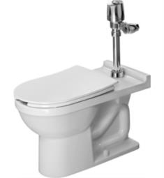Duravit 2165010000 Starck 3 Single Flush One-Piece Floor Mounted Visible Inlet Elongated Toilet in White Finish