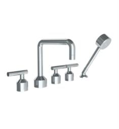 Watermark 25-8.1 Urbane 8 1/8" Three Handle Widespread/Deck Mounted Roman Tub Faucet with Handshower