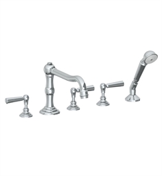 Watermark 206-8.1 Paris 12 1/4" Three Handle Widespread/Deck Mounted Roman Tub Faucet with Handshower